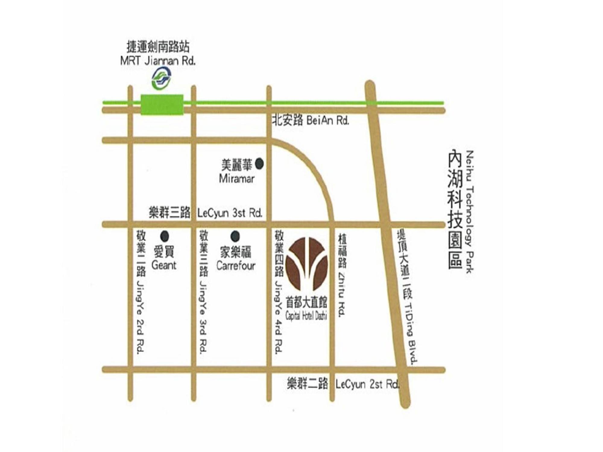 Capital Hotel Dazhi Taipei Exterior photo